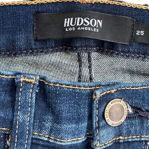 Hudson Super Skinny Mid-Rise Jeans Size 25 - Picture 3 of 8